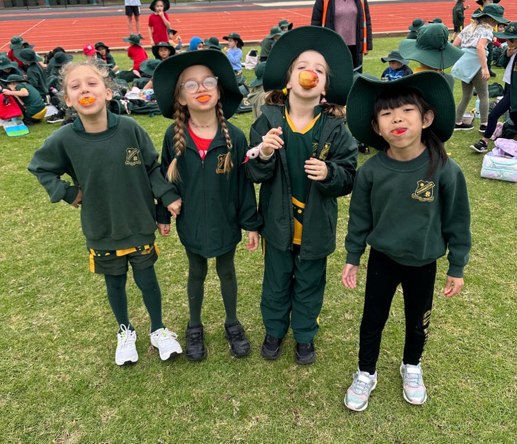 Students at Athletics Carnival