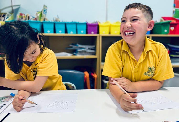 Students in the classroom