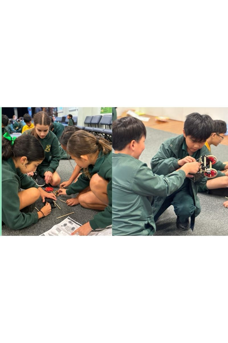 Students engaging in STEM activities